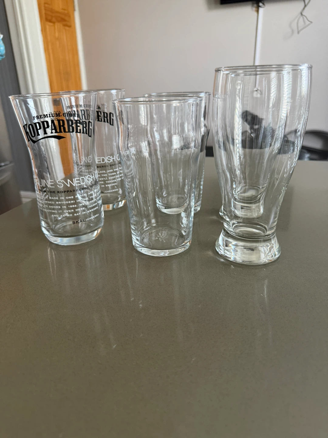 Pint Glasses Set of 6