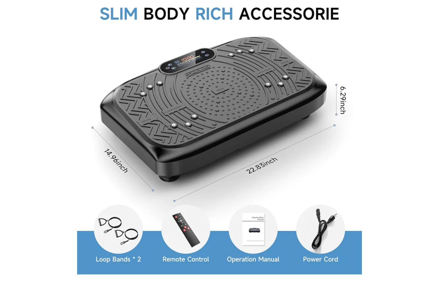 TAEVNO Bluetooth Vibration Plate