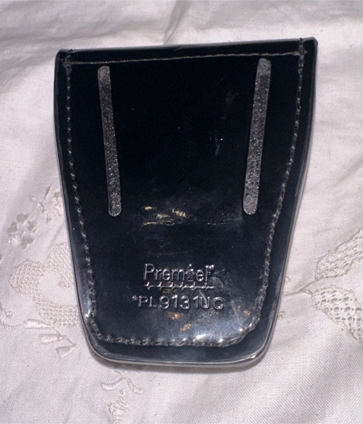 Premier Handcuff Pouch Shiny Black Leather PL9131UC - photo 2