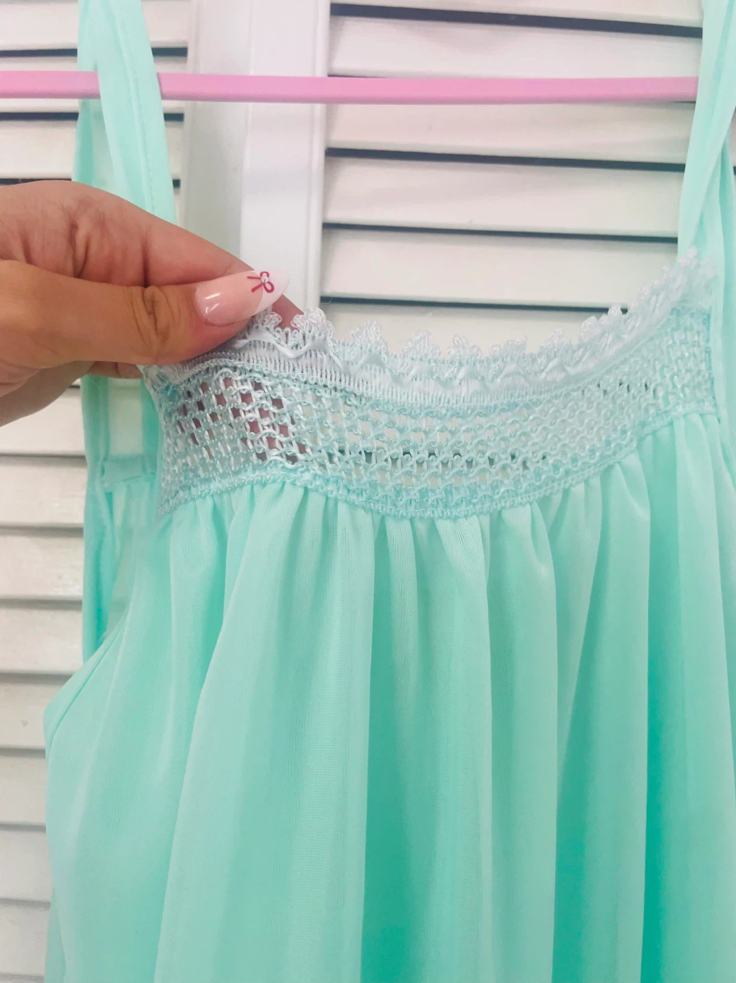 Vintage (85% Silk) Babydoll Nightgown - photo 3