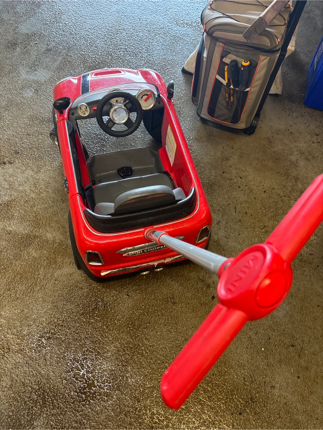 Ride-On Toy Car - Mini Cooper Style