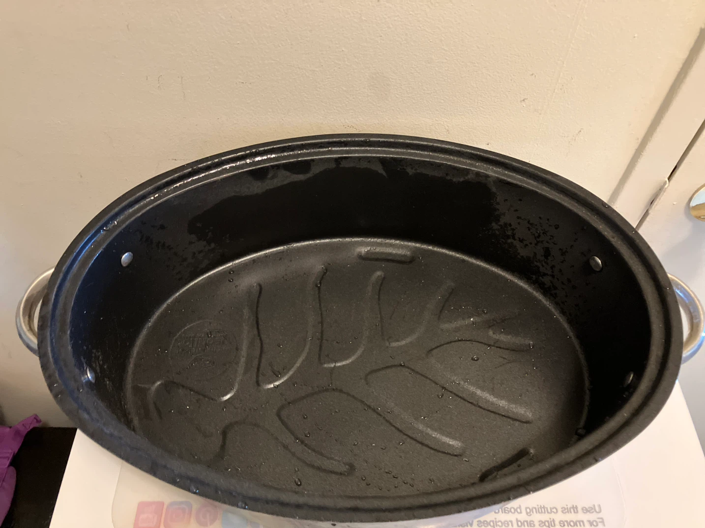 Stainless Steel Oval Roasting Pan-42.5x30 cm - photo 4