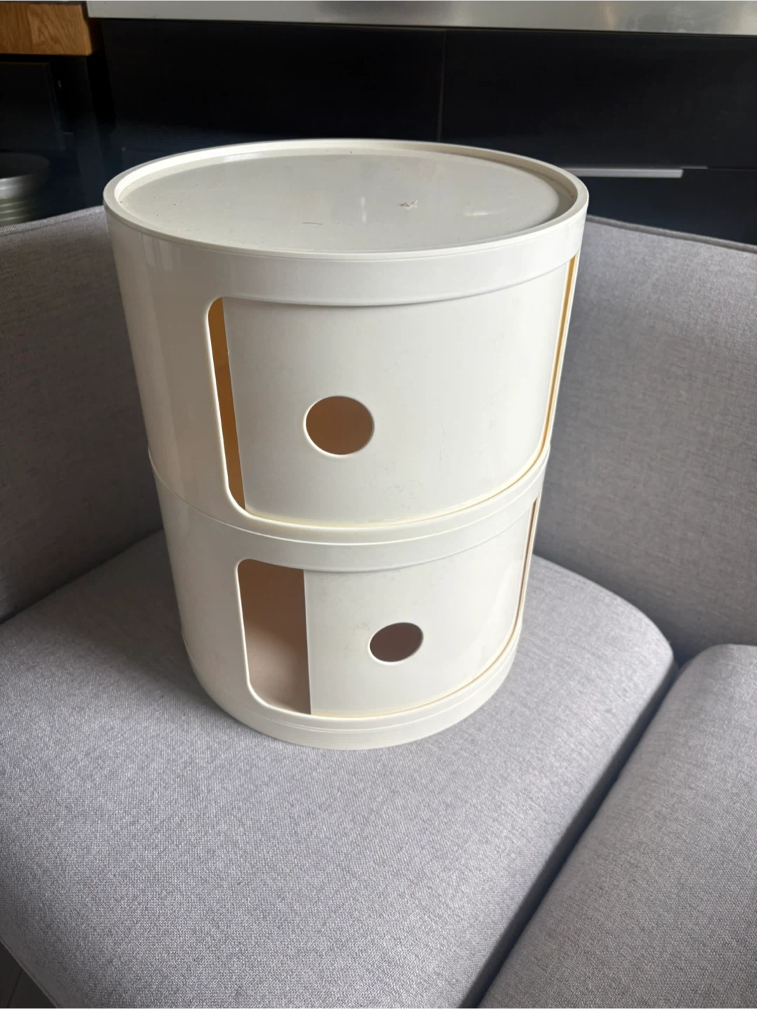 White 2-Tier Storage Organizer Unit