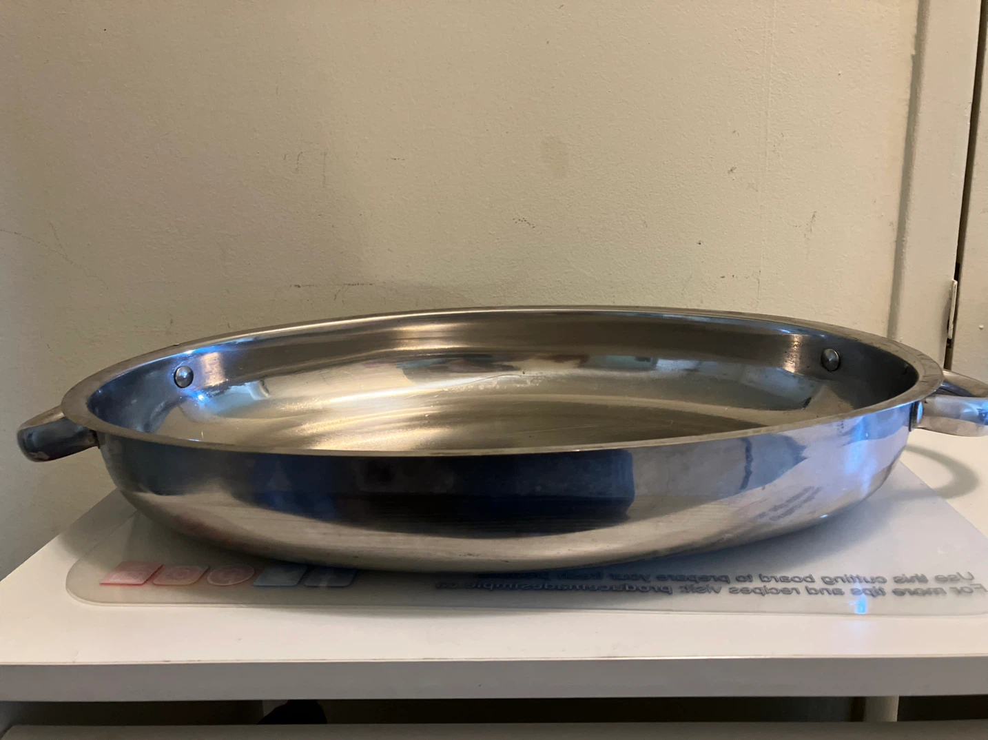 Stainless Steel Oval Roasting Pan-16”x11” - photo 2