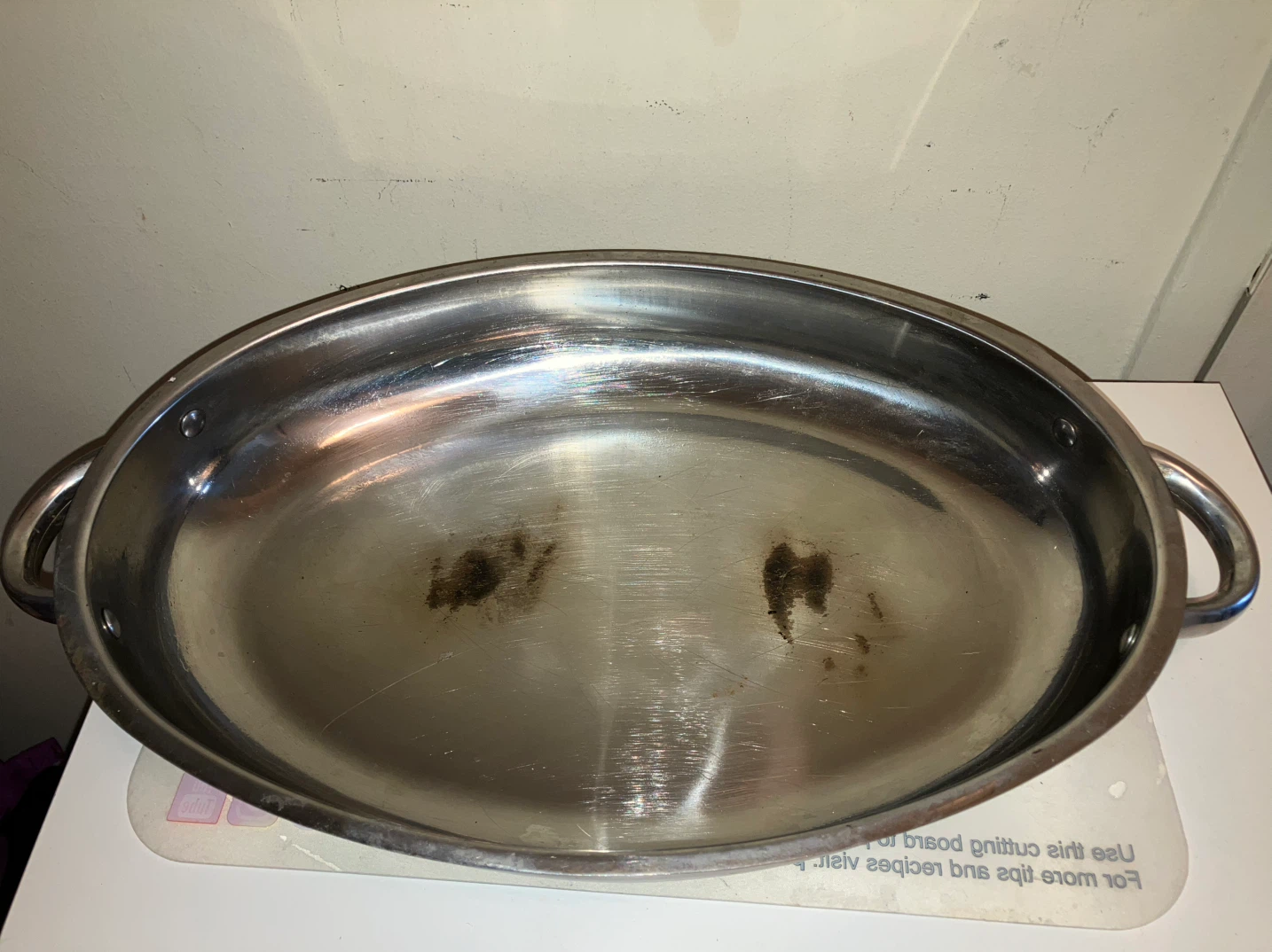 Stainless Steel Oval Roasting Pan-16”x11” - photo 4