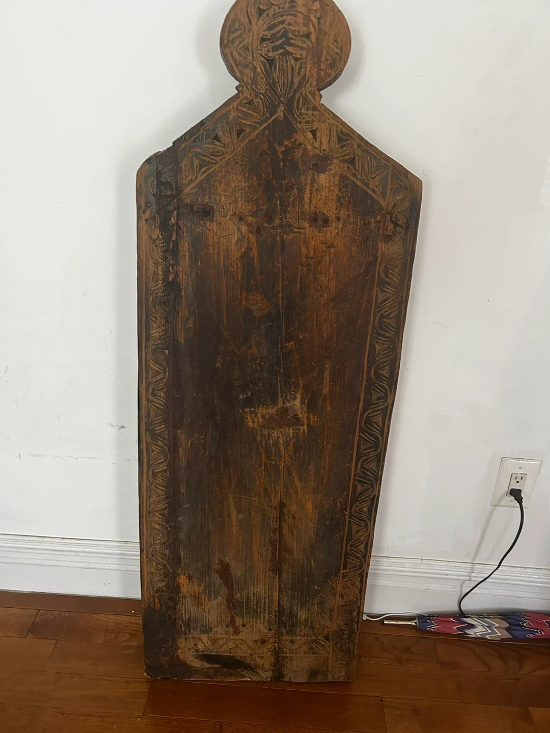 Rare Swat ValleyAntique Wooden Carved Prayer Board - photo 2