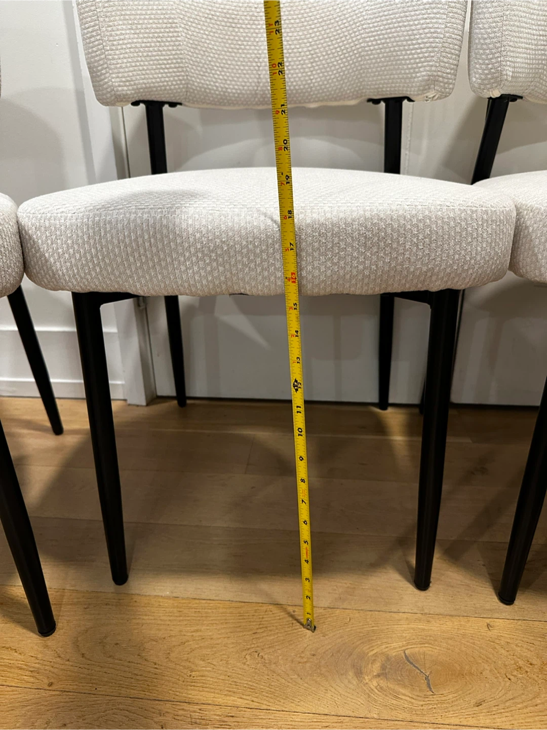Set of 4 Modern Upholstered Dining Chairs