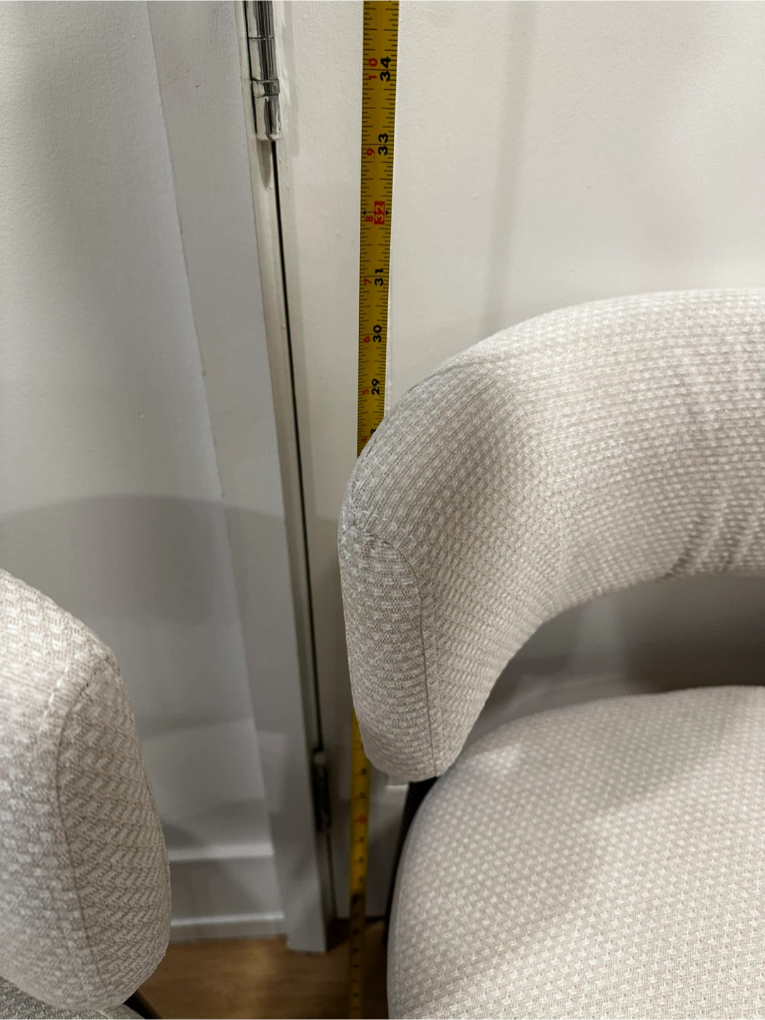 Set of 4 Modern Upholstered Dining Chairs - photo 2