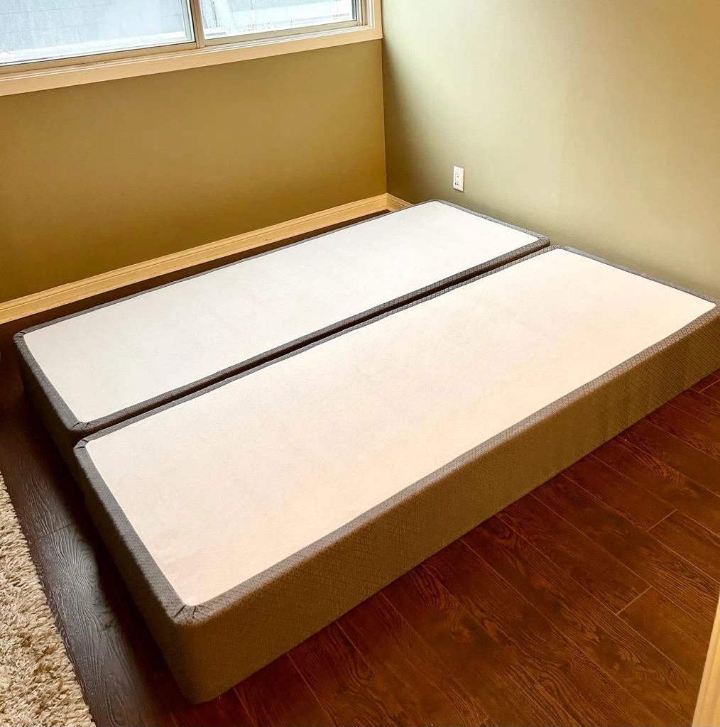 IKEA 2 Twin/Single Bed Frames- Used beside as Queen