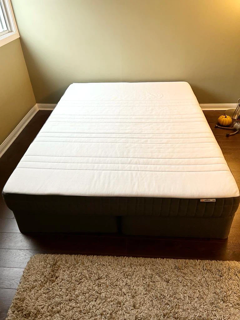 IKEA 2 Twin/Single Bed Frames- Used beside as Queen - photo 3