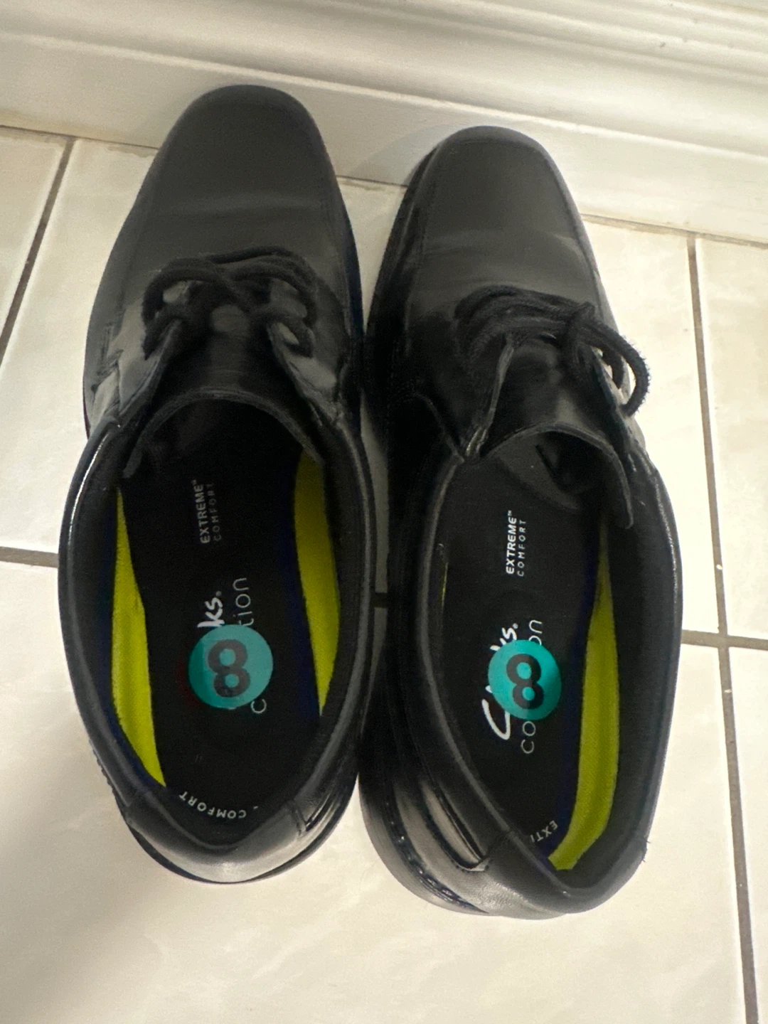 Clarks Black Leather Dress Shoes - photo 4