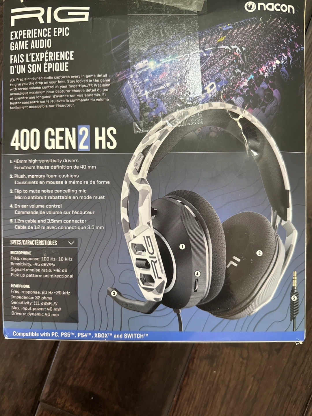 RIG 400 GEN 2 HS Gaming Headset - photo 3
