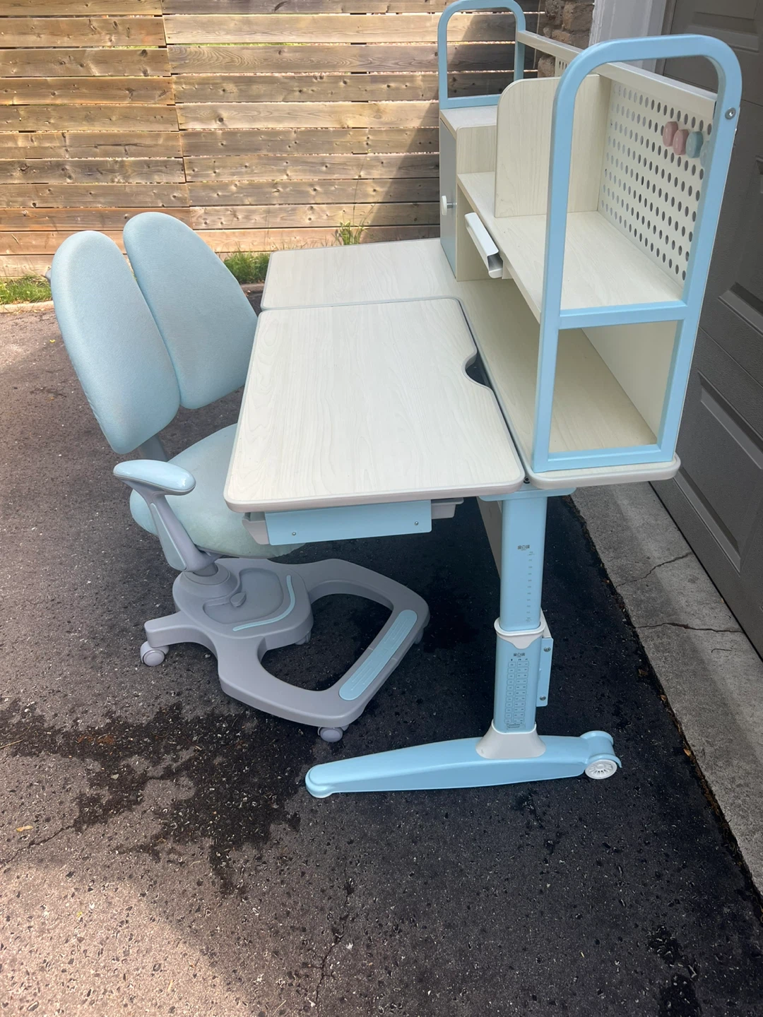 Adjustable Kids Study Desk and Chair Set