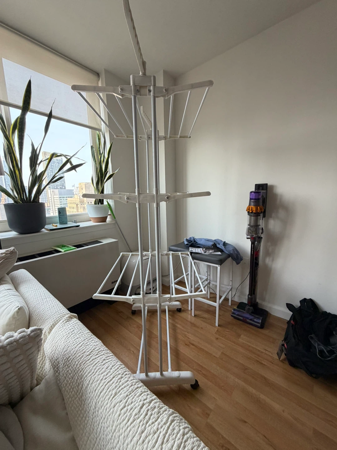 White Multi-Tier Drying Rack - photo 2