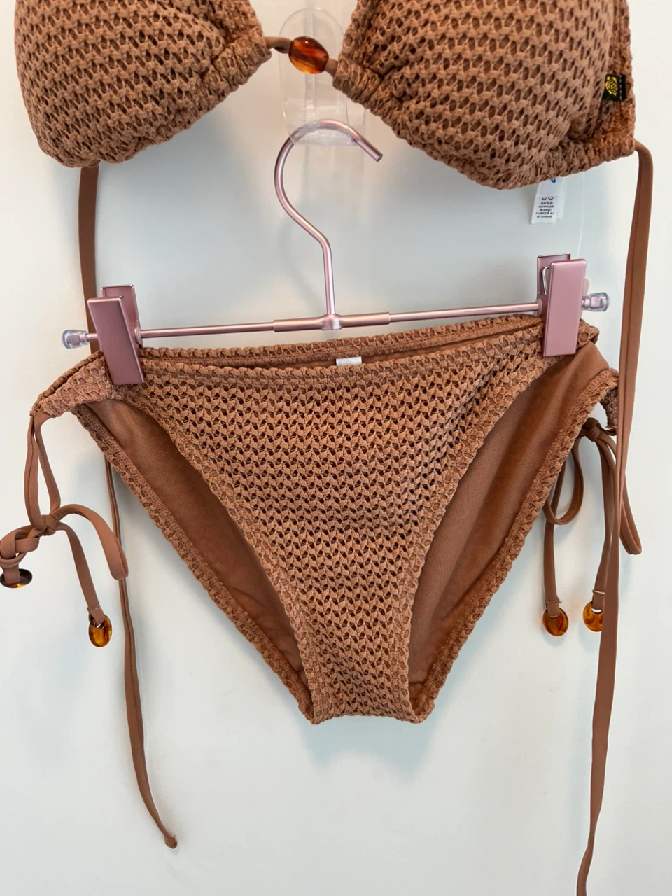Beautiful crochet look bikini - photo 2