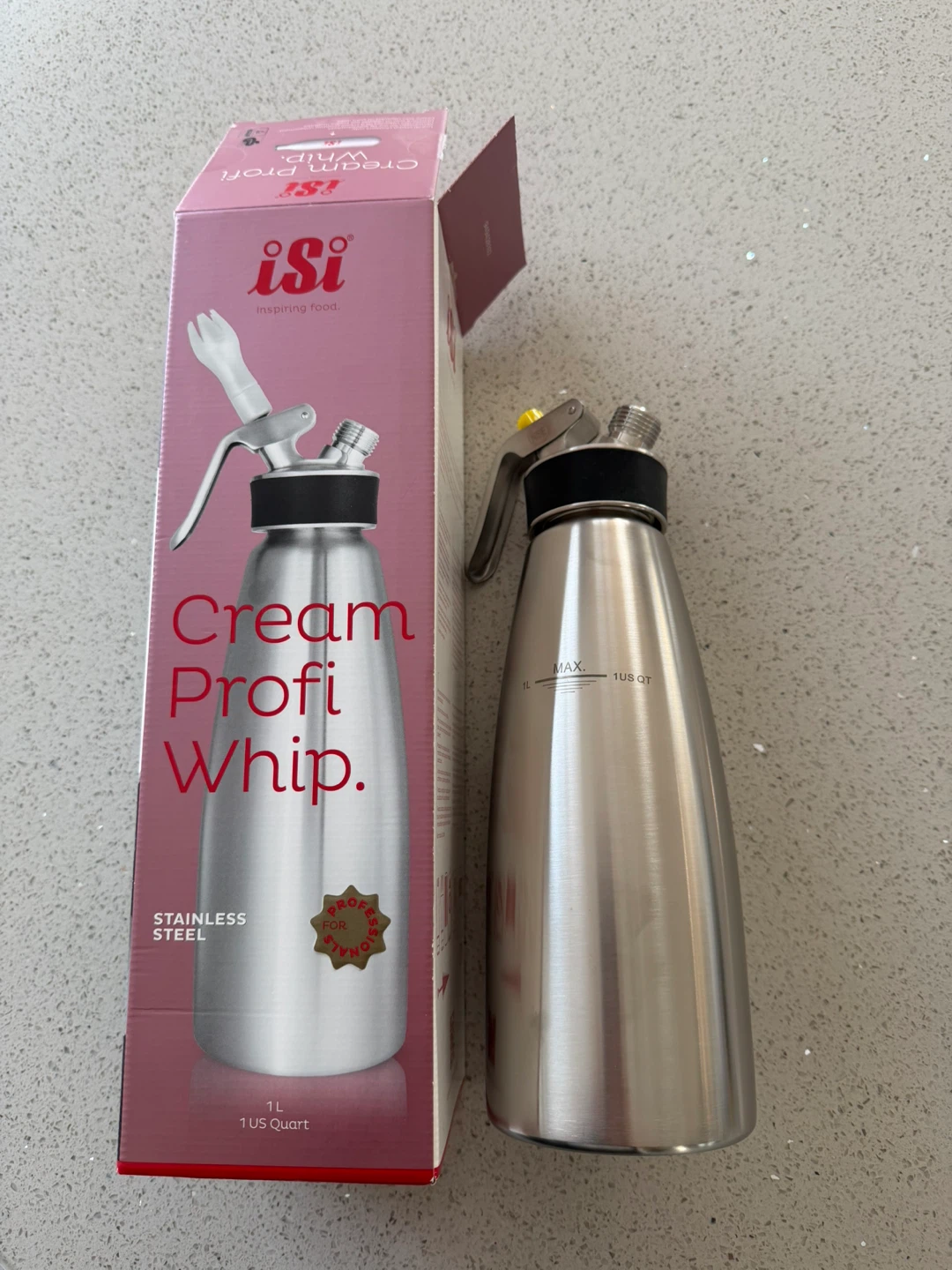 iSi Cream Profi Whip 1L Stainless Steel Whipped Cream Dispenser - photo 2