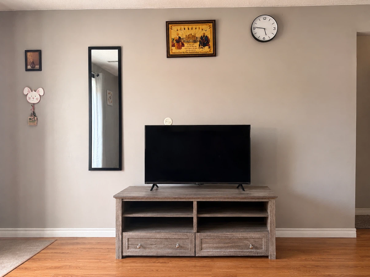Rustic TV Stand with Drawers
