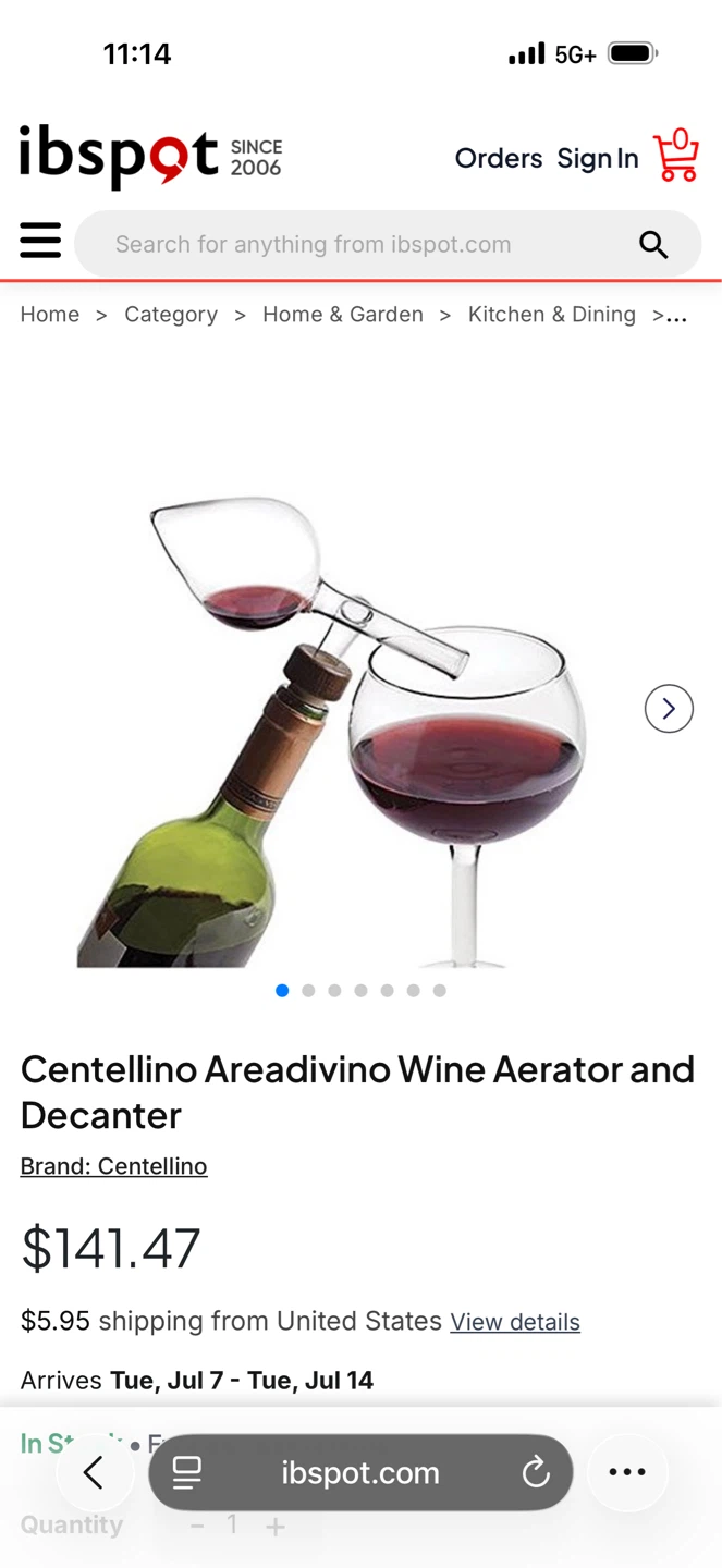 Centellino Areadivino Wine Aerator and Decanter - photo 4