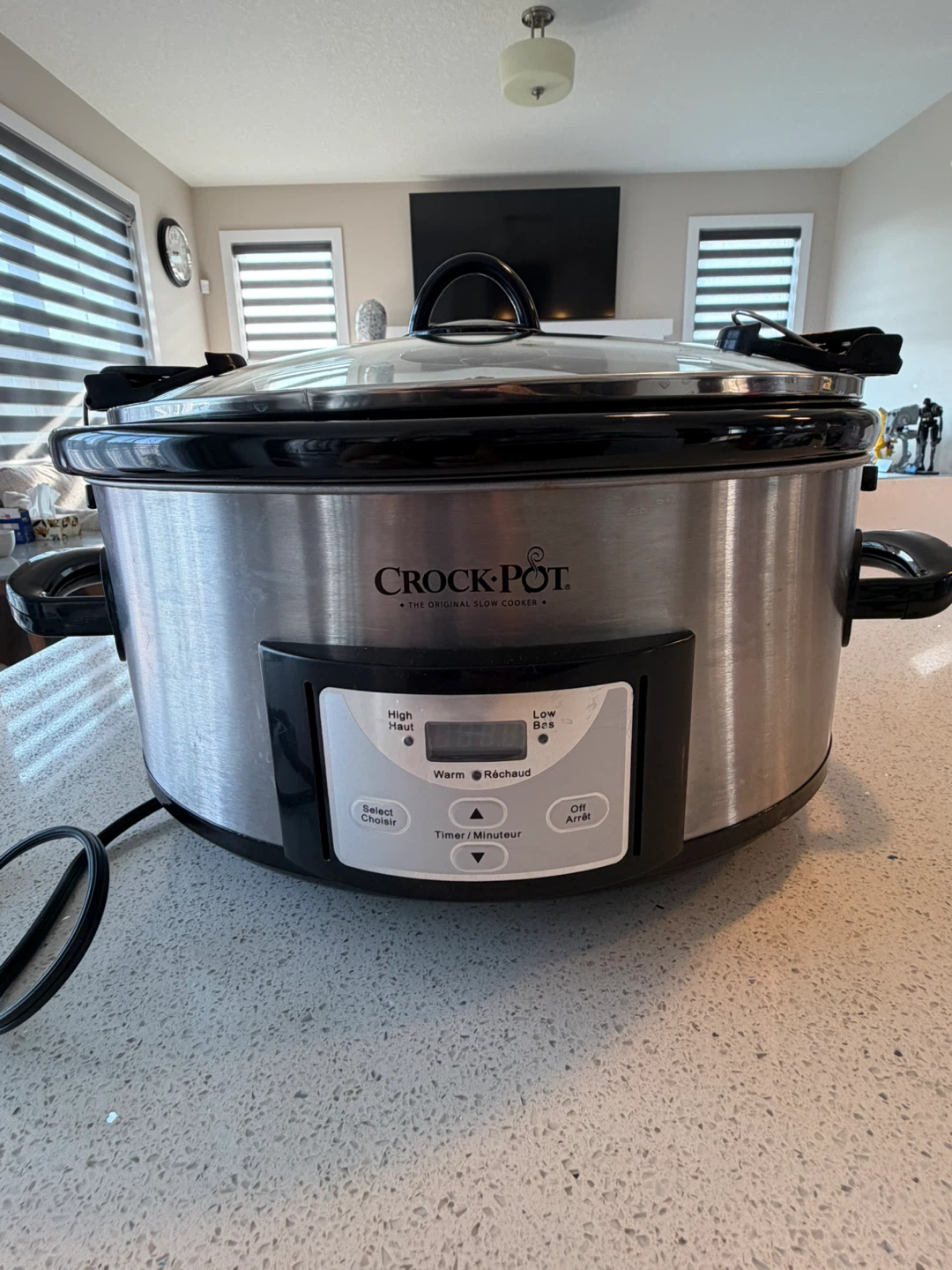 Crock-Pot Programmable Slow Cooker – 6 Qt Stainless Steel