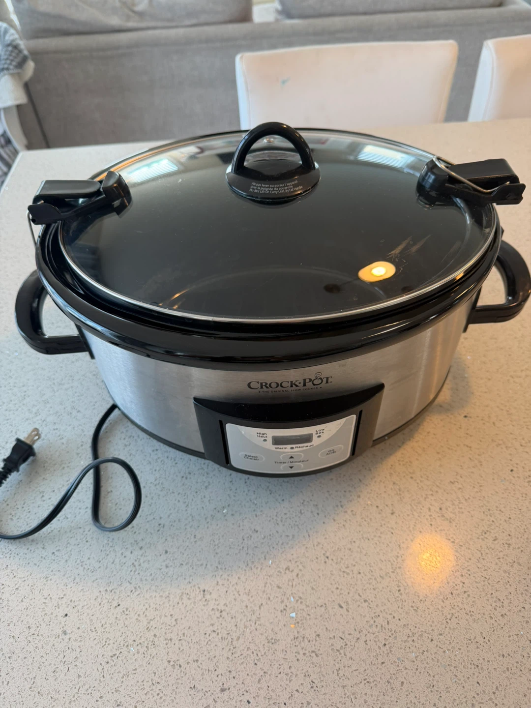 Crock-Pot Programmable Slow Cooker – 6 Qt Stainless Steel - photo 2