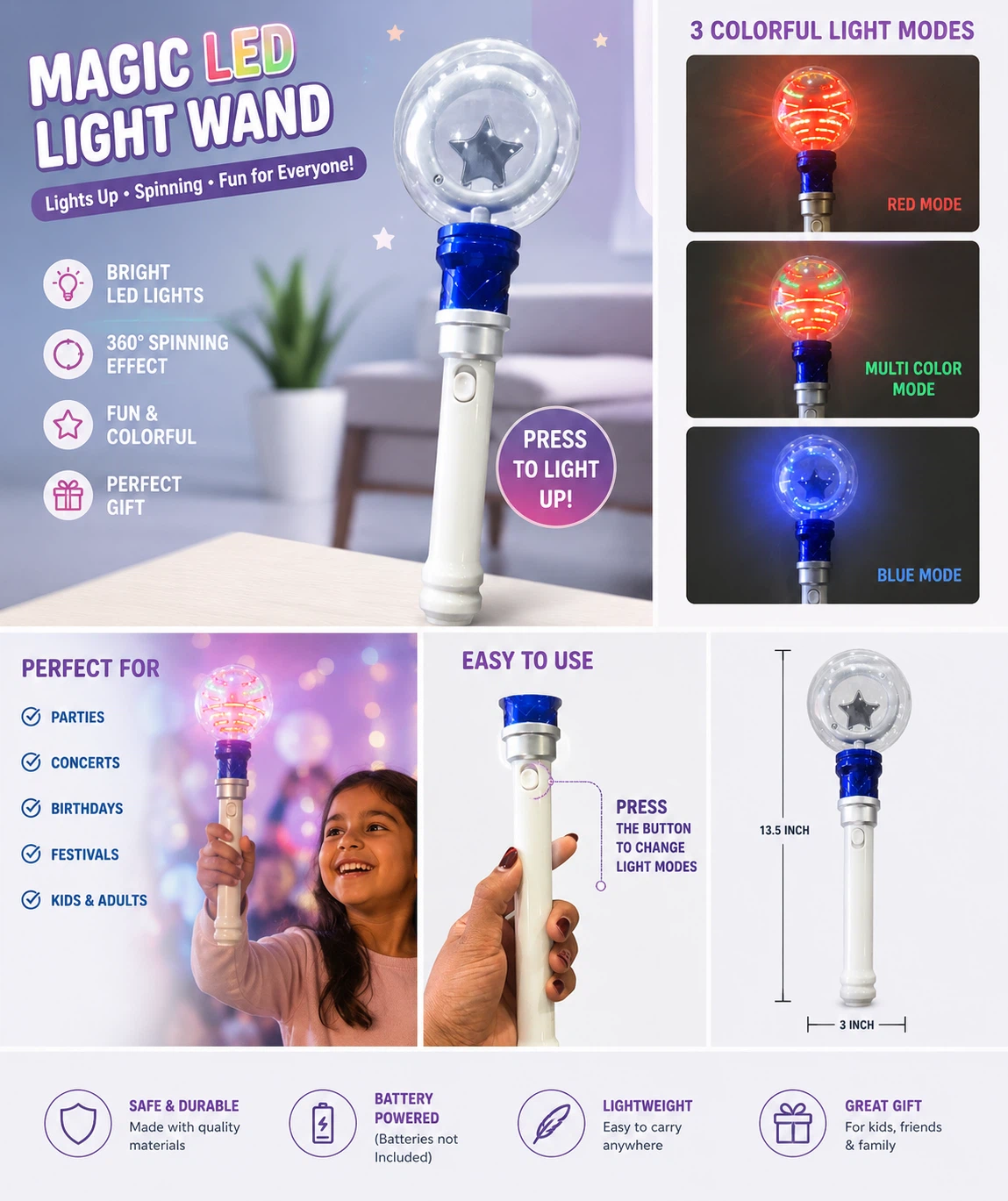 Magic LED Light Wand