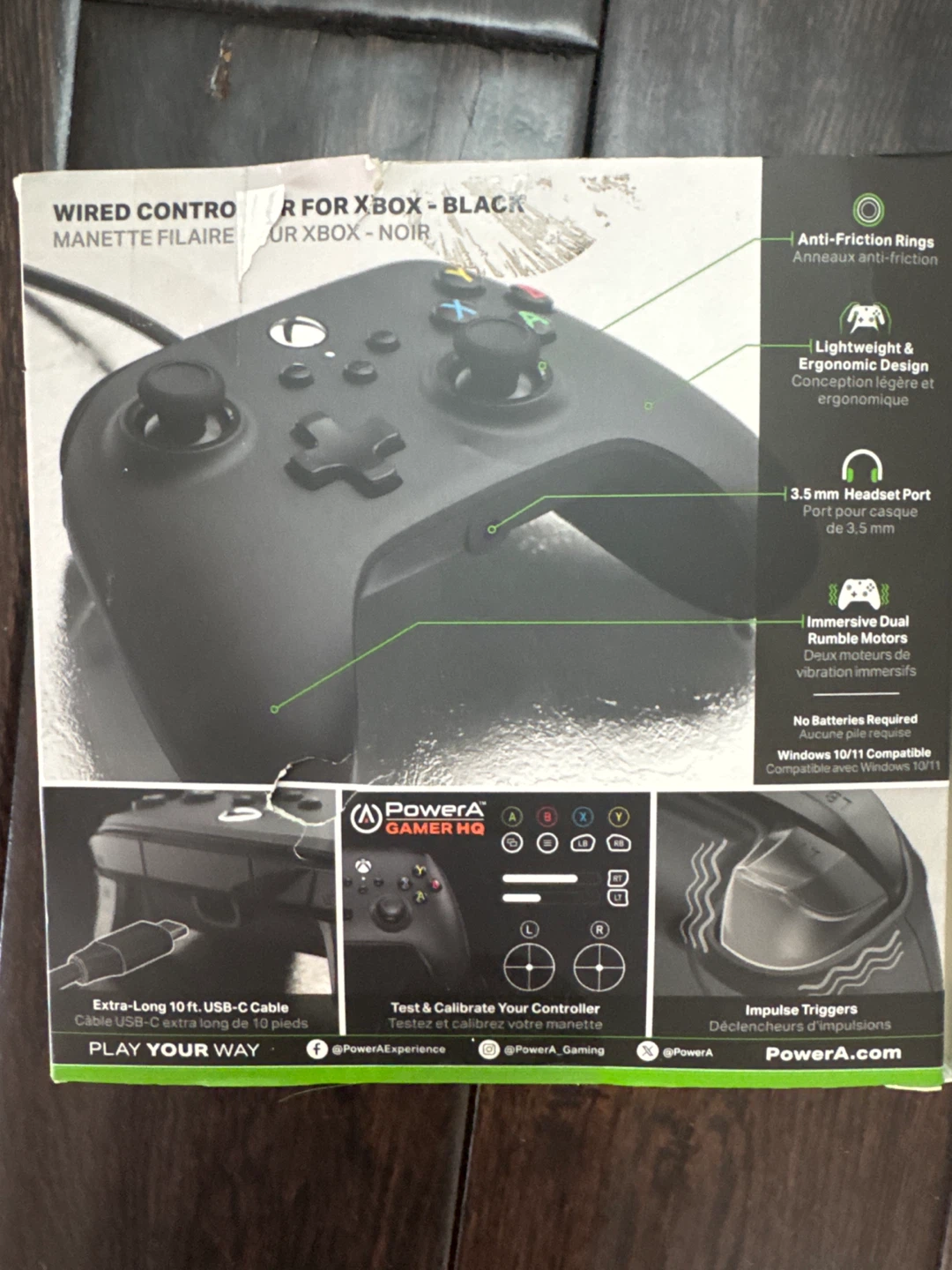PowerA Wired Controller for Xbox - Black - photo 2