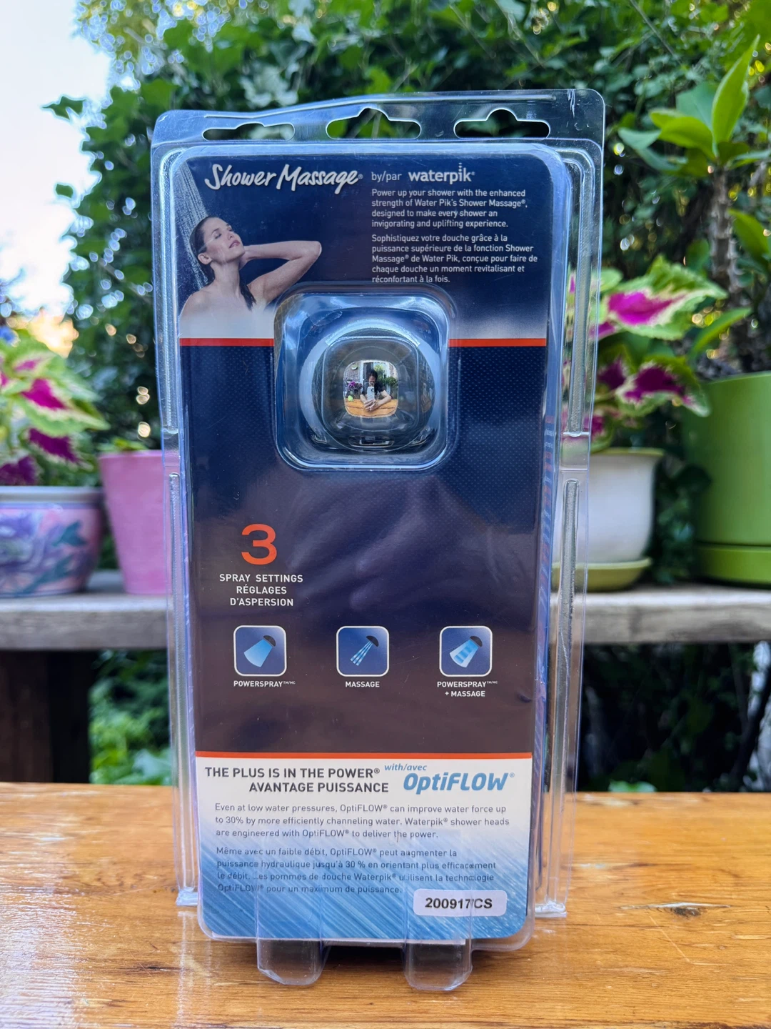 Waterpik 3-Spray Settings Hand Held Shower Head - photo 2
