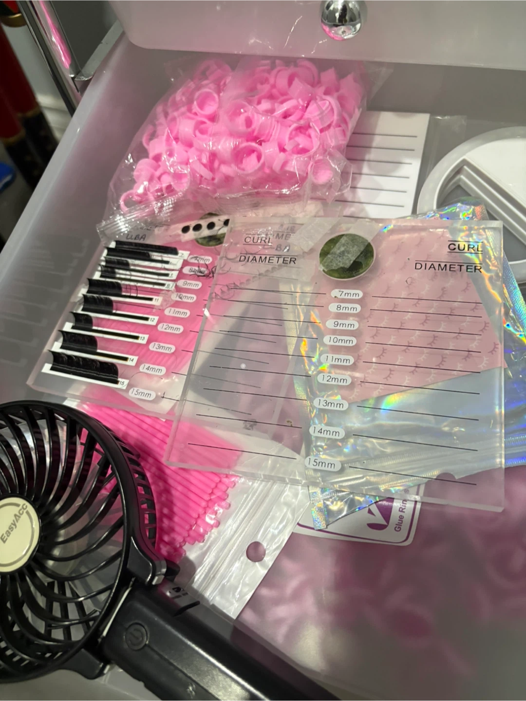 Eyelash Extension Kit with Mannequin Head and Tools