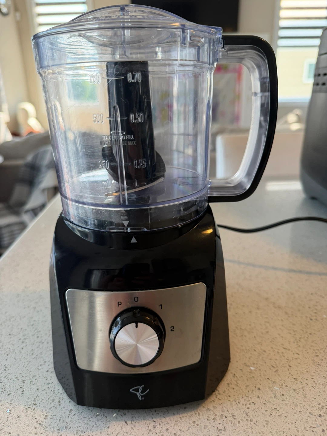 Compact Food Processor - 700ml Capacity, 2-Speed + Pulse