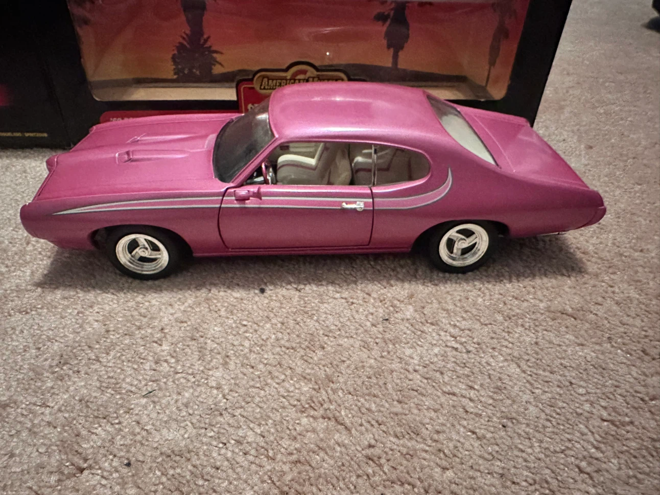 ERTL, Street Machines, '69 Pontiac GTO, 1:18, Diecast, With Box - photo 2