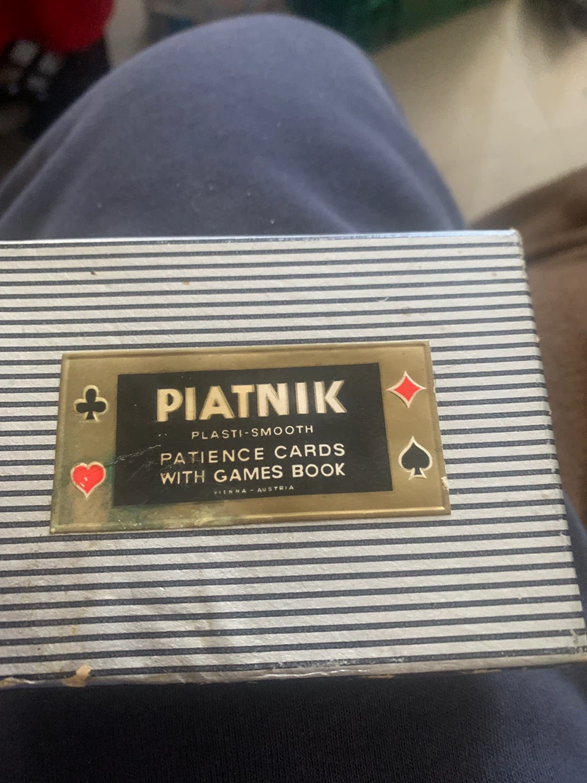 Piatnik Patience Cards with Games Book