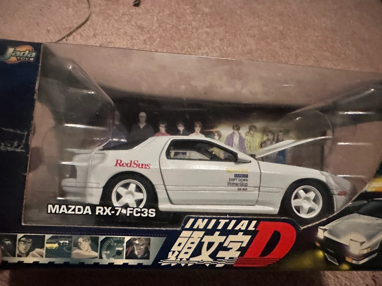Jada Toys Initial D Mazda RX-7 FC3S Diecast Car