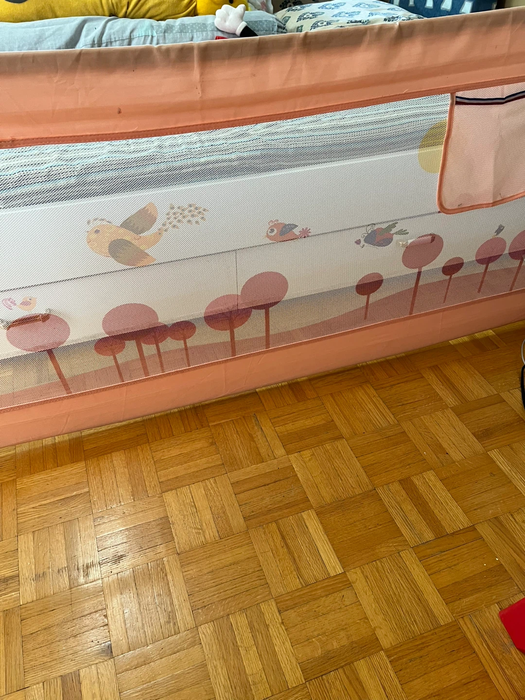 Pink Toddler Bed Rail Guard - photo 4