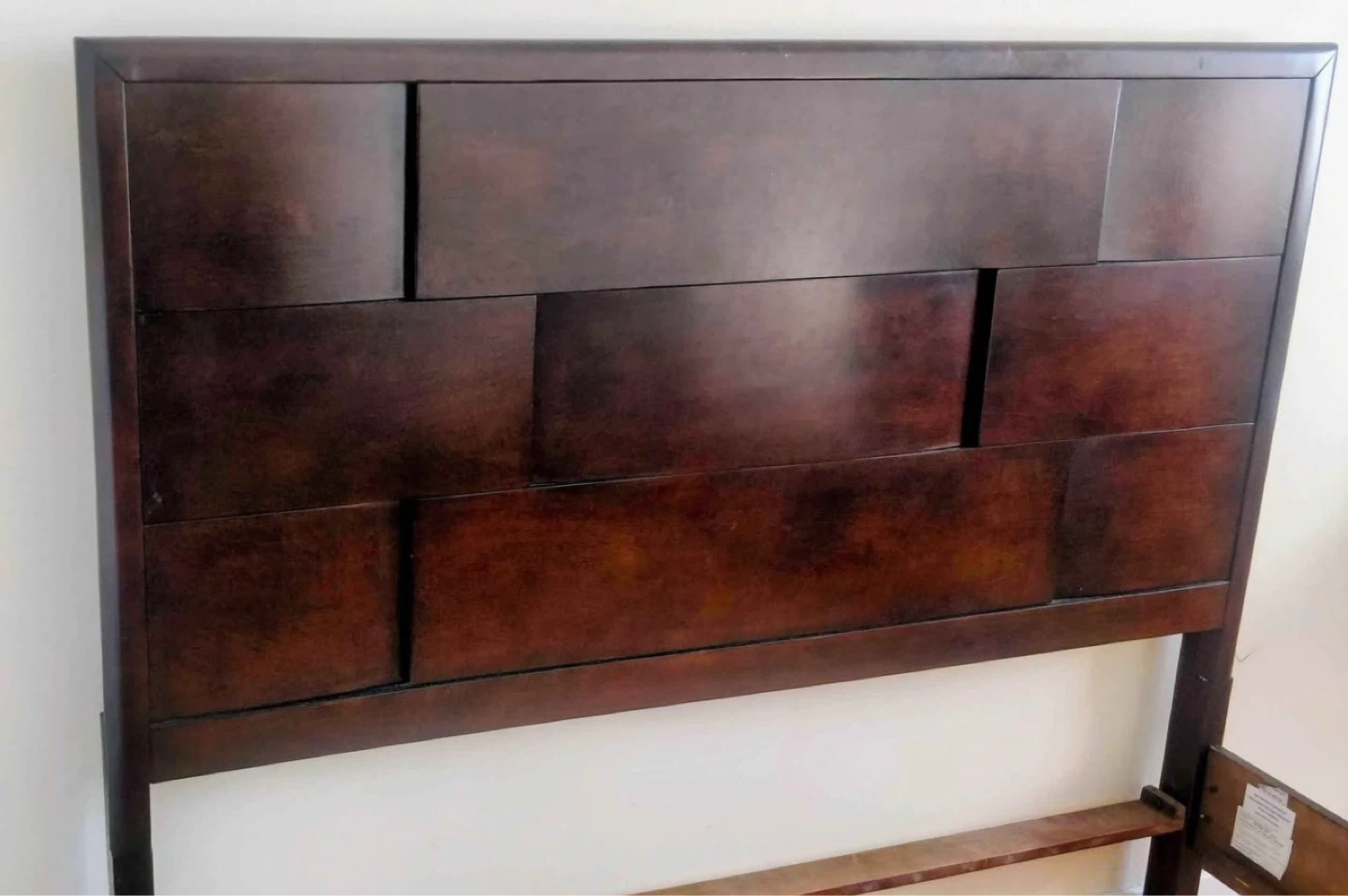 Leon’s Dark Wood Headboard