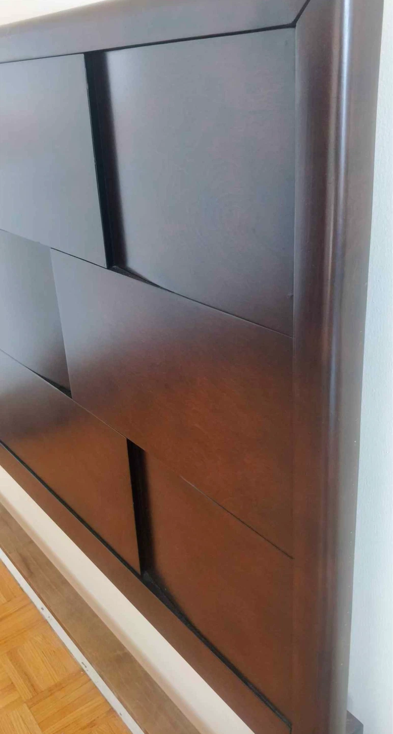 Leon’s Dark Wood Headboard - photo 2