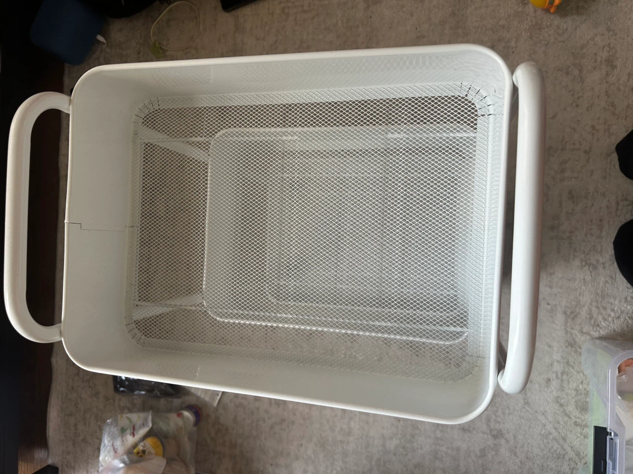 Postpartum cart- White 3-Tier Rolling Storage Cart - photo 2