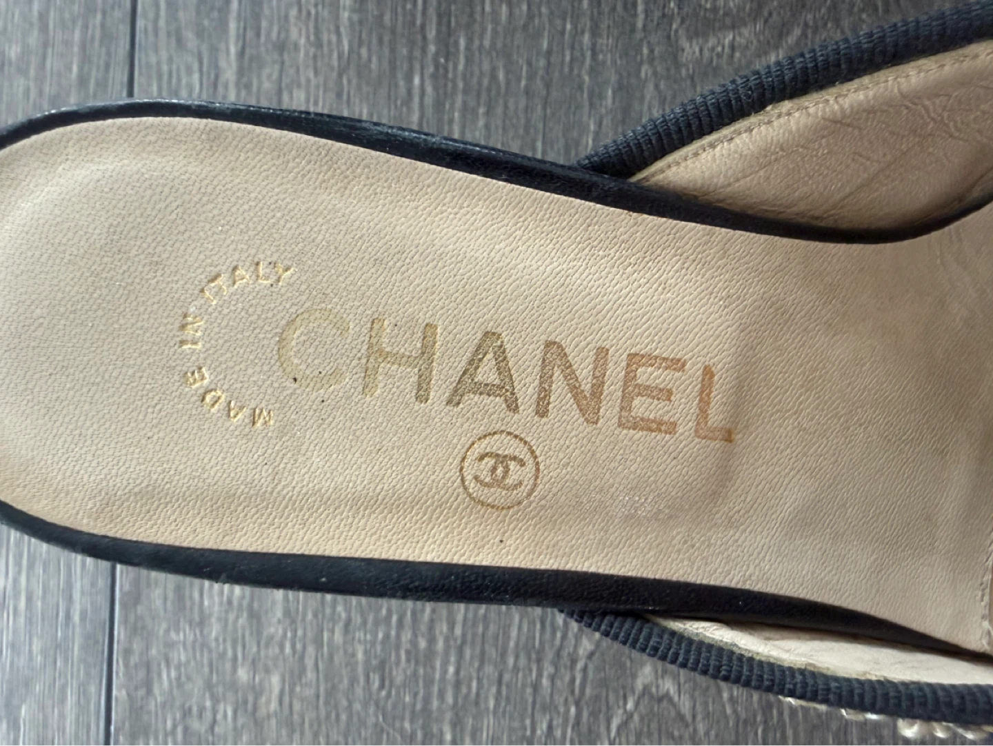Authentic Vintage CHANEL Women's Mules Heels Size 37 - photo 3