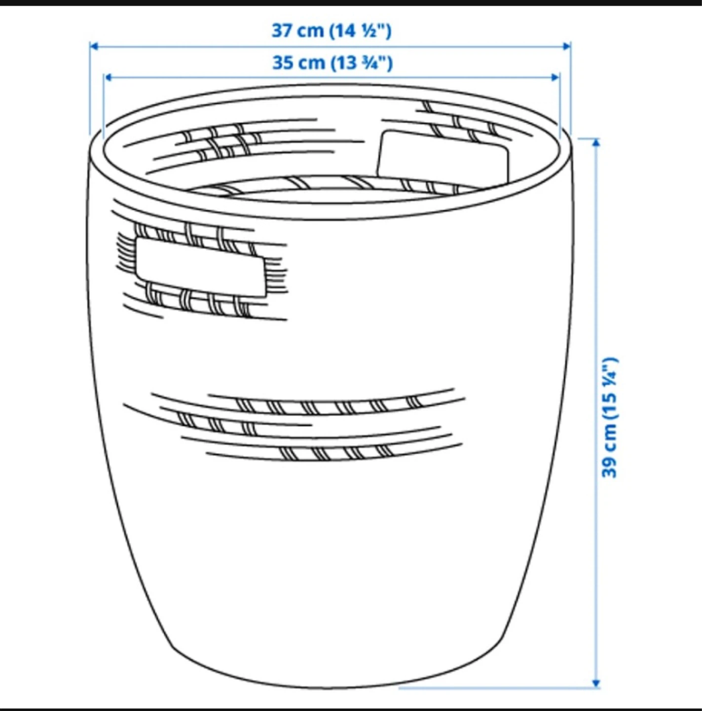 IKEA RAGKORN 32cm Planters ($35 Each) - photo 5