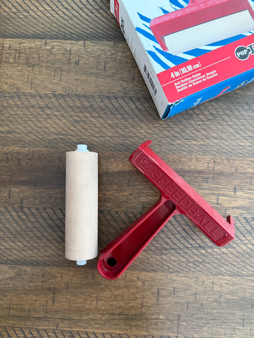 Speedball Pop-In 4 Inch Soft Rubber Roller