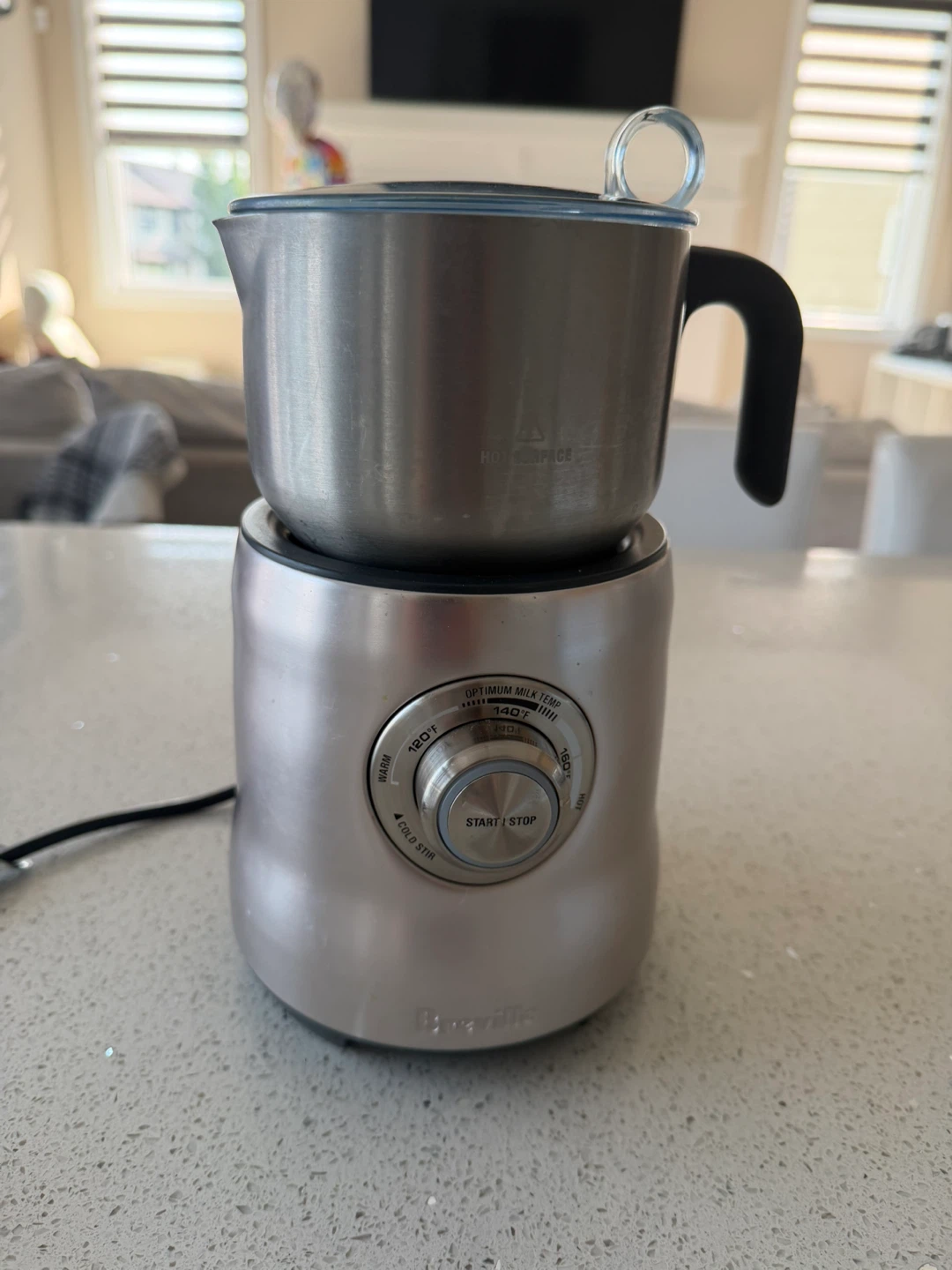 Breville Milk Café Milk Frother/Warmer - Stainless Steel - photo 2
