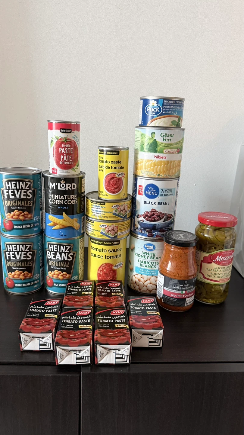Free canned foods
