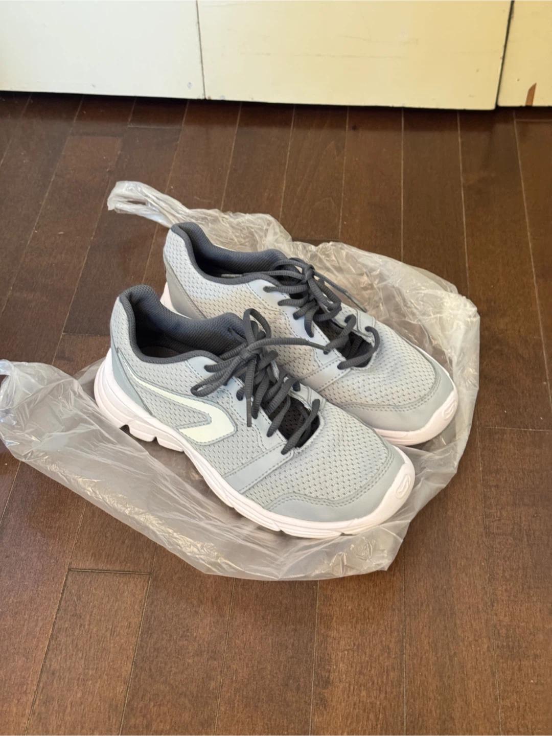 3 shoes for $10. Decathlon Shoes Grey, causal shoe, winter boots