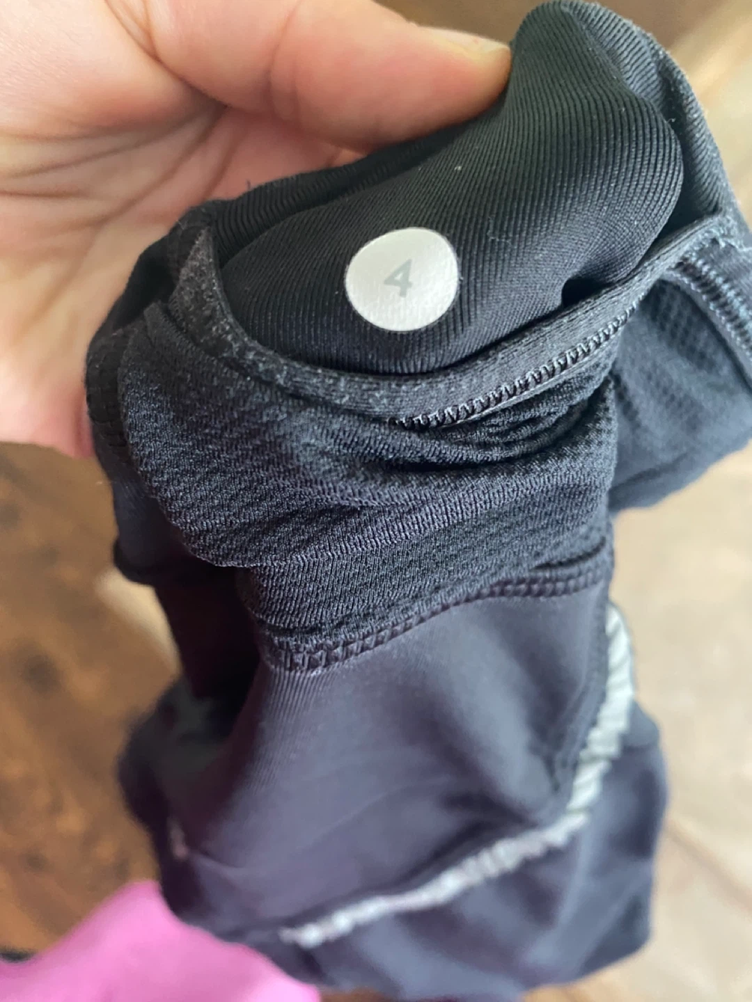 Lululemon Black cycling Shorts Size 4 - photo 4