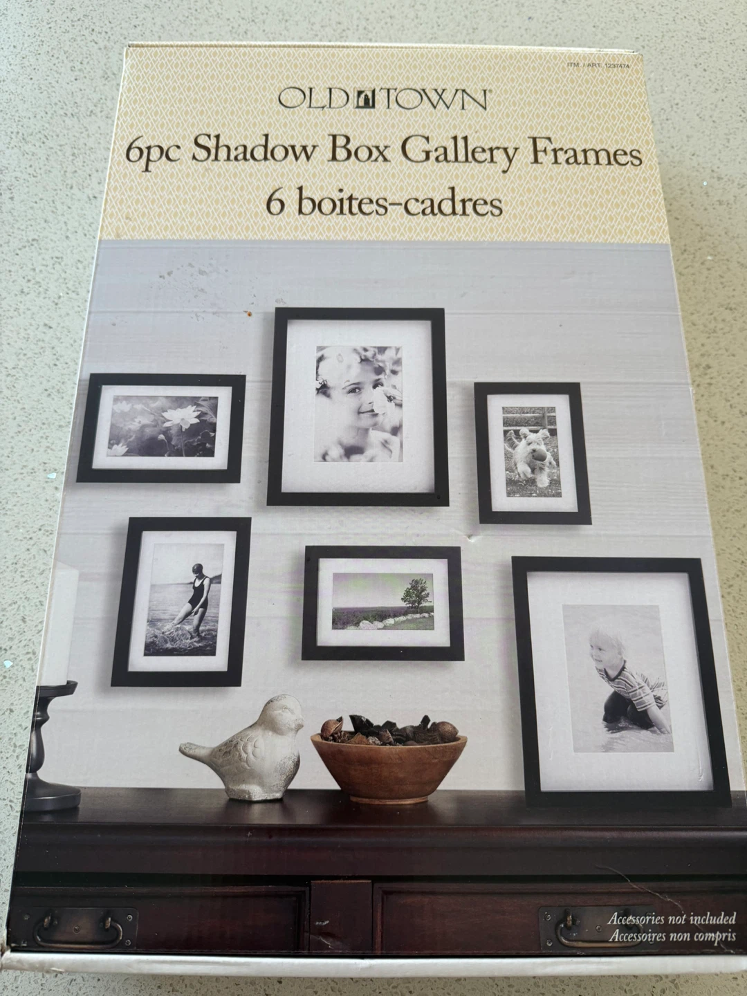 Old Town 6pc Shadow Box Gallery Frames Set (5 of 6) - New in Box