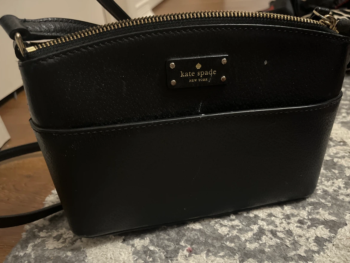 Kate Spade Black Leather Crossbody Bag