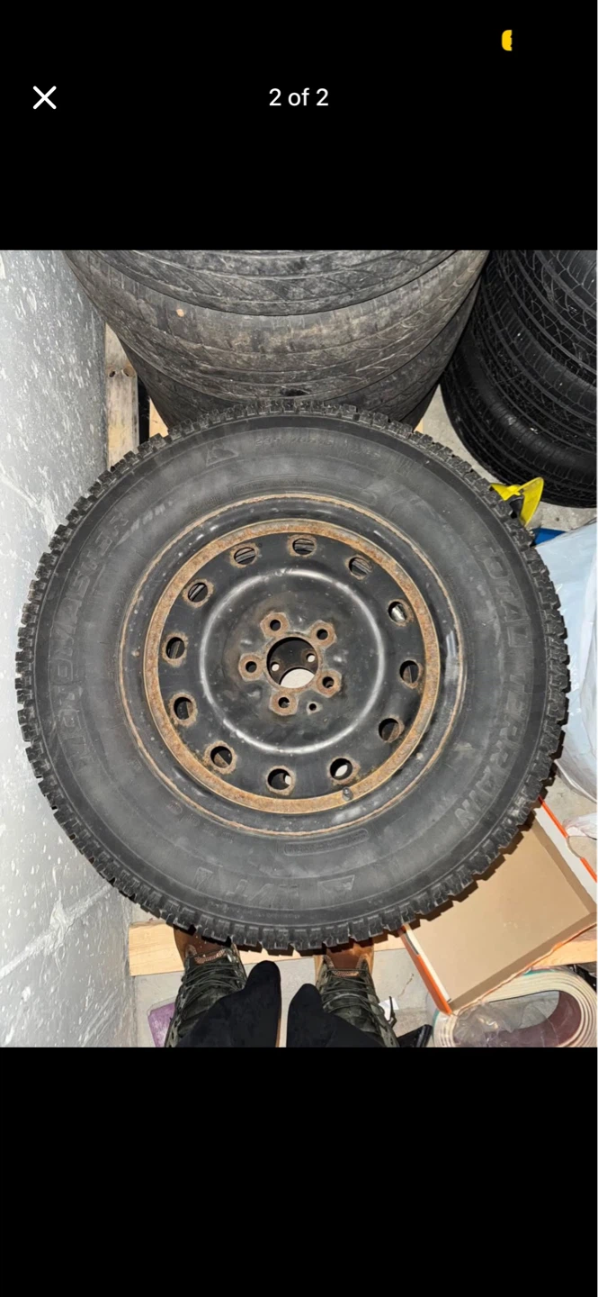 245/70R16 tire + rims - photo 2