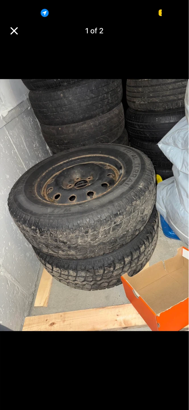 245/70R16 tire + rims - photo 3