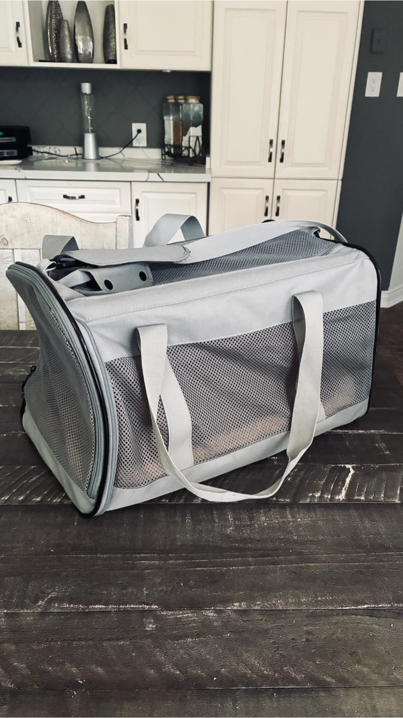 “Petsfit” small pet carrier with soft bed