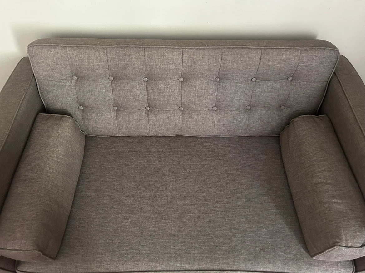 Umbra Modern Grey Loveseat Sofa - Beautiful Design - photo 4