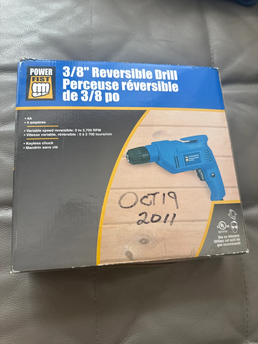 Power Fist 3/8" Reversible Drill